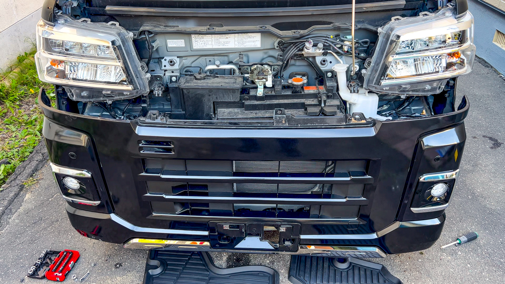 アトレー フロントバンパーの外し方 700系 Materialism